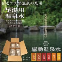 美肌湯「感動温泉水」 5リットル4袋宅配セット